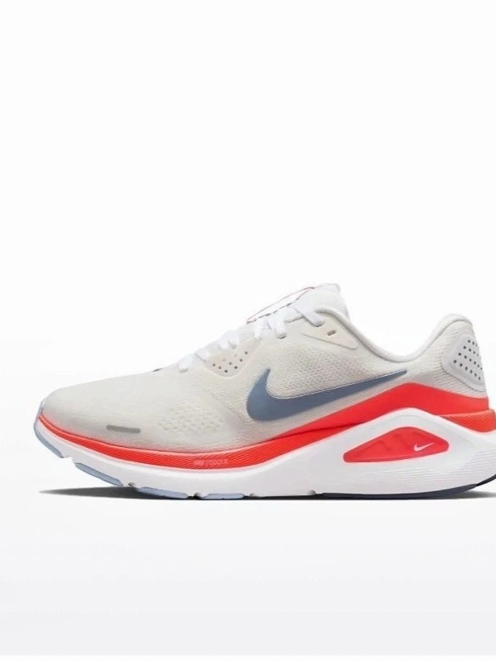 Size 8.5 - Nike Women’s Structure 26 White Red Running Shoe HJ1101-105 No Lid